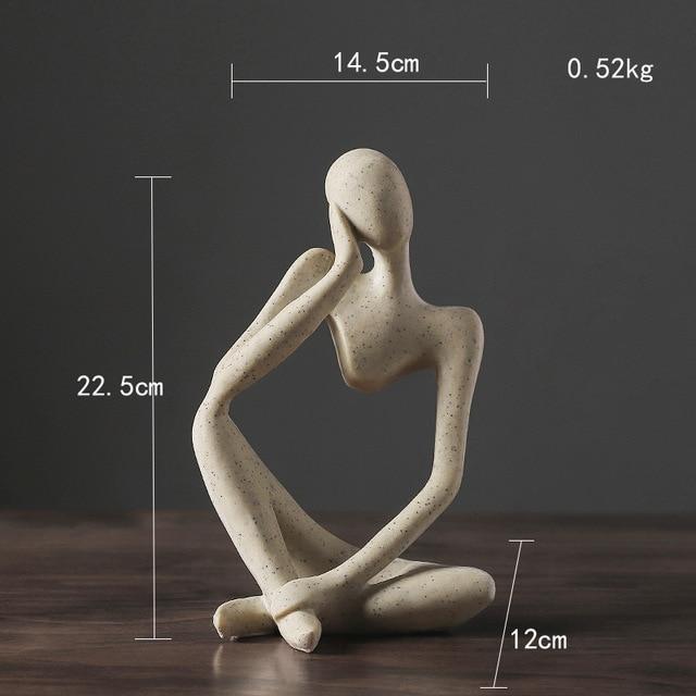 Ancient Greece Abstract Thinker Statue - Image 5