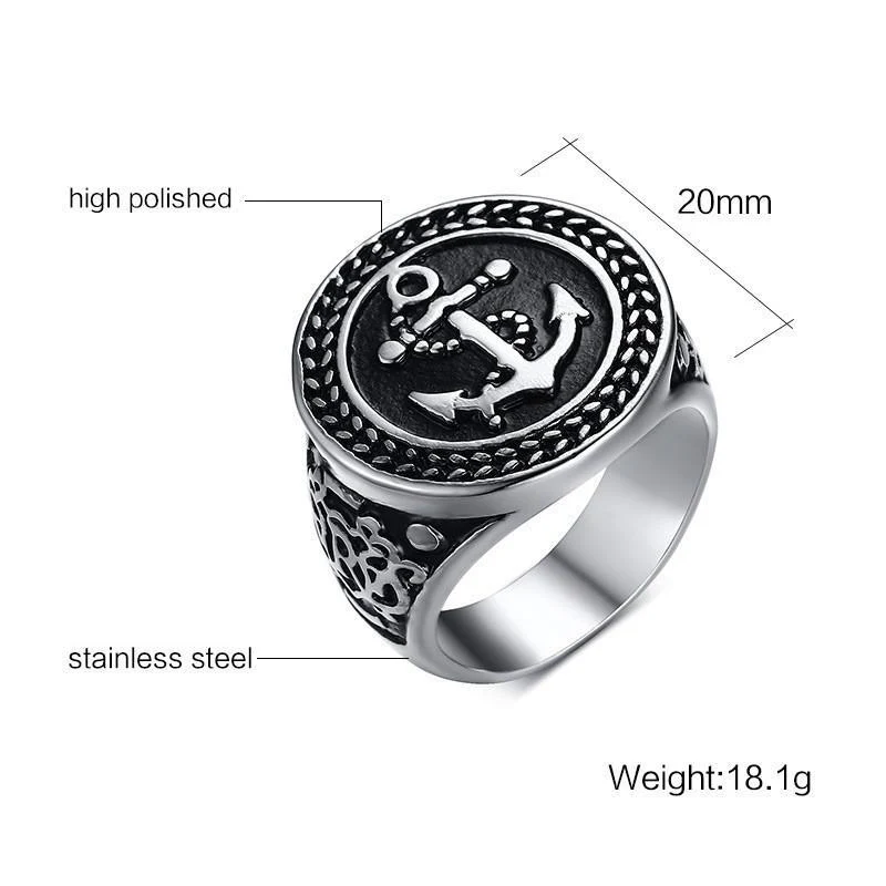 Eden - Vintage Anchor Ring - Image 4