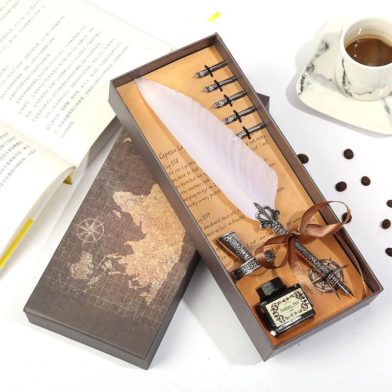 Luxurious Vintage Calligraphy Quill Pen Set - Image 16