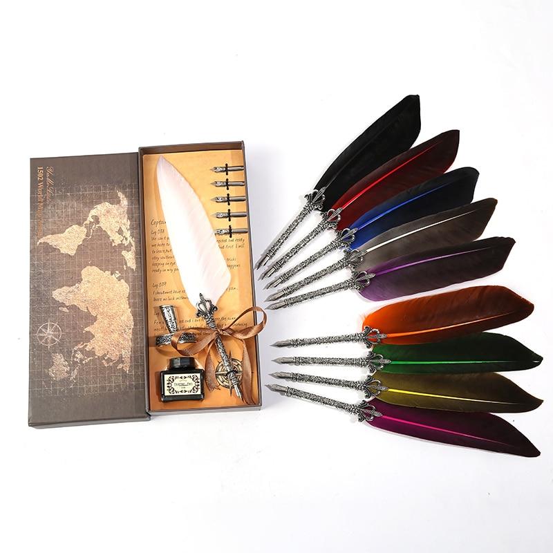 Luxurious Vintage Calligraphy Quill Pen Set - Image 2