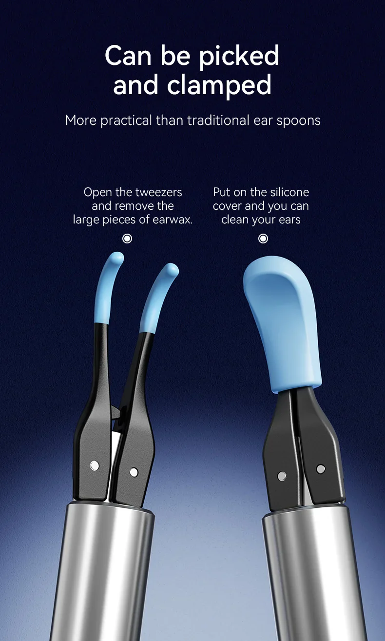 WiFi 3-in-1 Ear Otoscope- HD Camera 360° Precision Robotic Tweezer & Gentle Silicone Earpick - Image 11