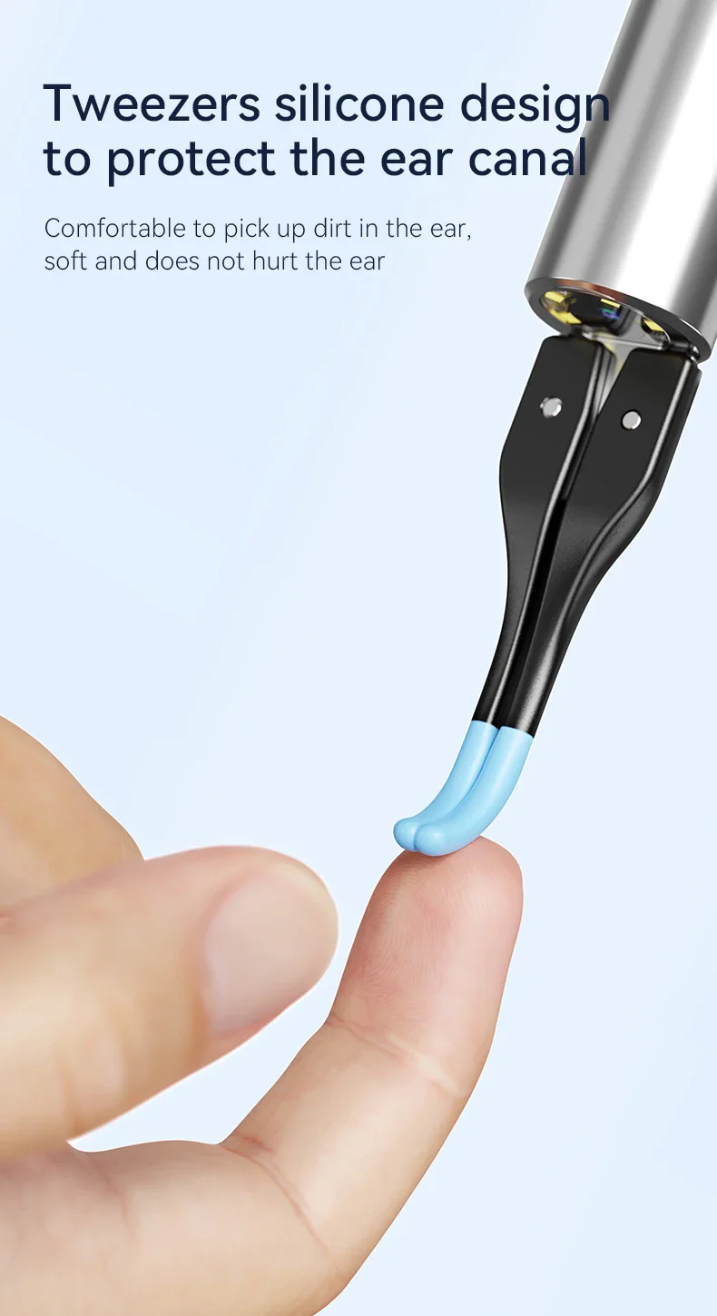 WiFi 3-in-1 Ear Otoscope- HD Camera 360° Precision Robotic Tweezer & Gentle Silicone Earpick - Image 15