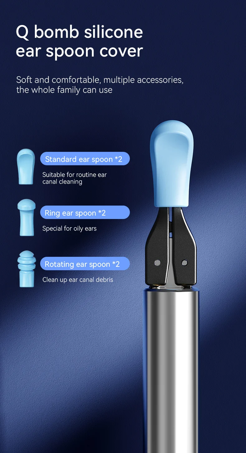 WiFi 3-in-1 Ear Otoscope- HD Camera 360° Precision Robotic Tweezer & Gentle Silicone Earpick - Image 16