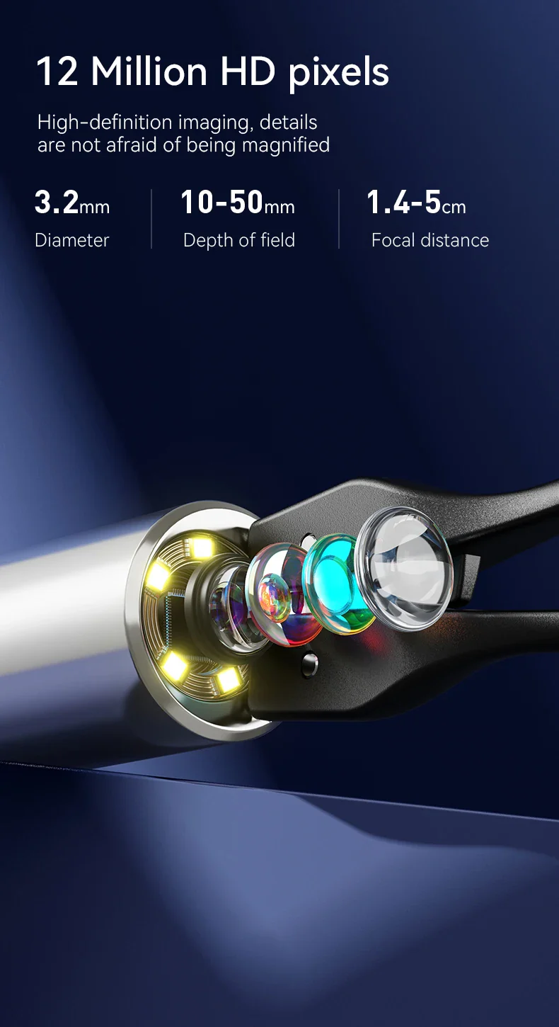 WiFi 3-in-1 Ear Otoscope- HD Camera 360° Precision Robotic Tweezer & Gentle Silicone Earpick - Image 18