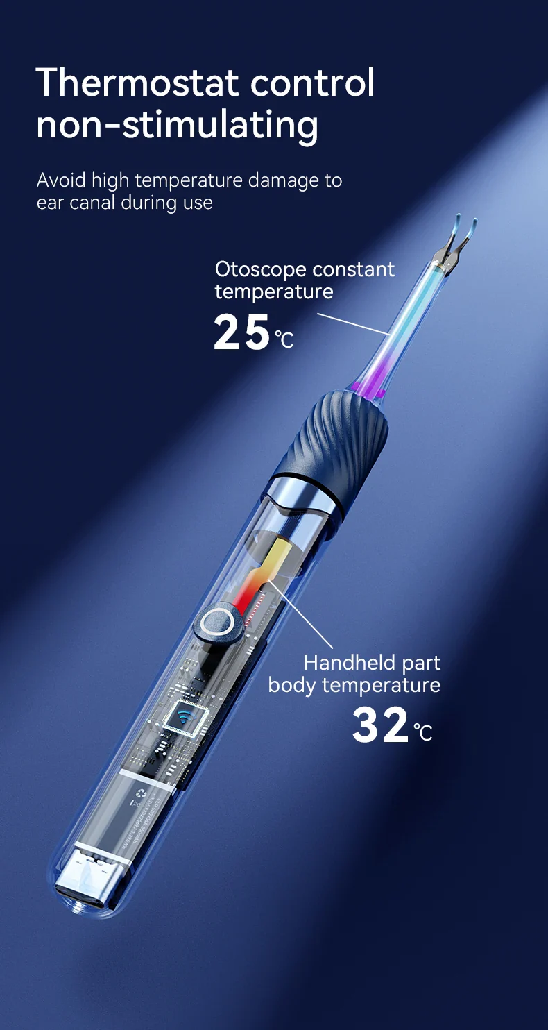 WiFi 3-in-1 Ear Otoscope- HD Camera 360° Precision Robotic Tweezer & Gentle Silicone Earpick - Image 20