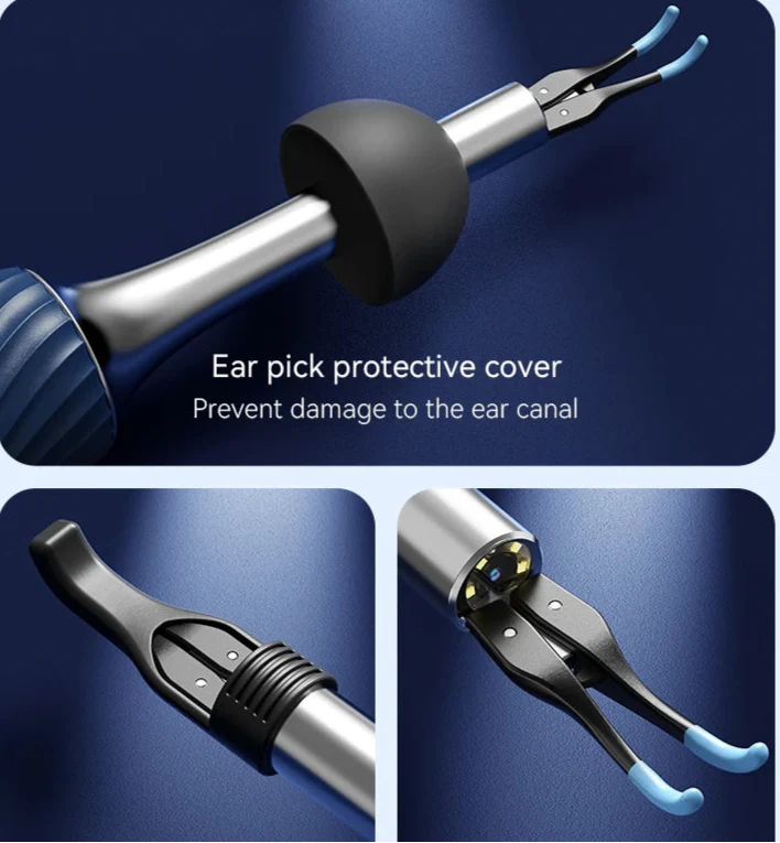 WiFi 3-in-1 Ear Otoscope- HD Camera 360° Precision Robotic Tweezer & Gentle Silicone Earpick - Image 22