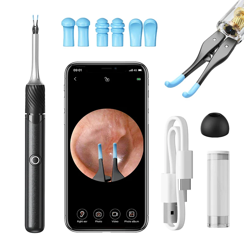 WiFi 3-in-1 Ear Otoscope- HD Camera 360° Precision Robotic Tweezer & Gentle Silicone Earpick - Image 27
