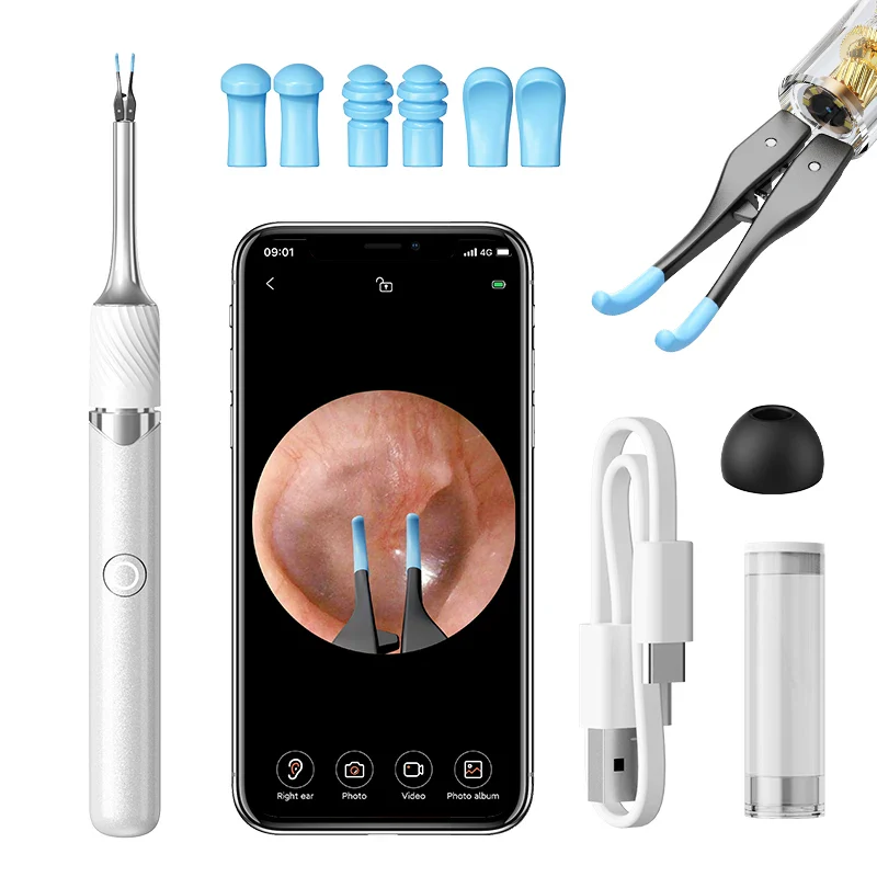 WiFi 3-in-1 Ear Otoscope- HD Camera 360° Precision Robotic Tweezer & Gentle Silicone Earpick - Image 28