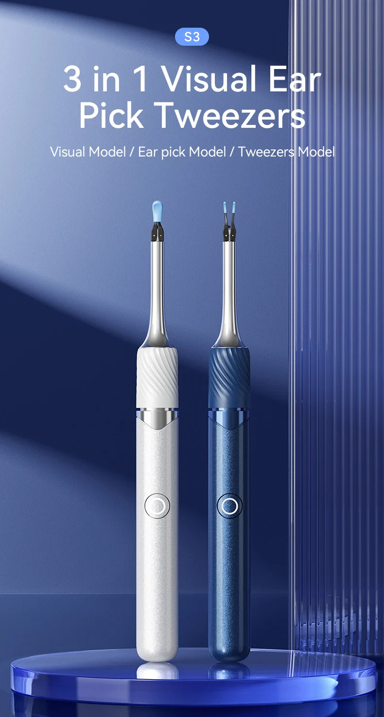WiFi 3-in-1 Ear Otoscope- HD Camera 360° Precision Robotic Tweezer & Gentle Silicone Earpick - Image 8