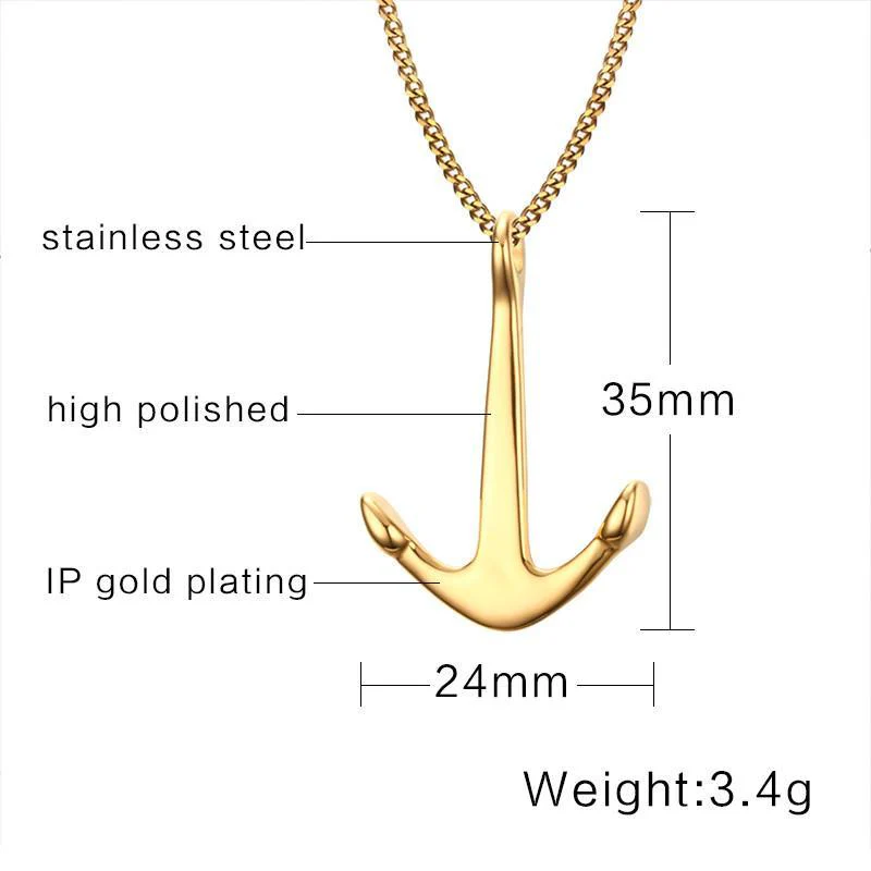 Barbados - Anchor Necklaces Pendants - Image 3