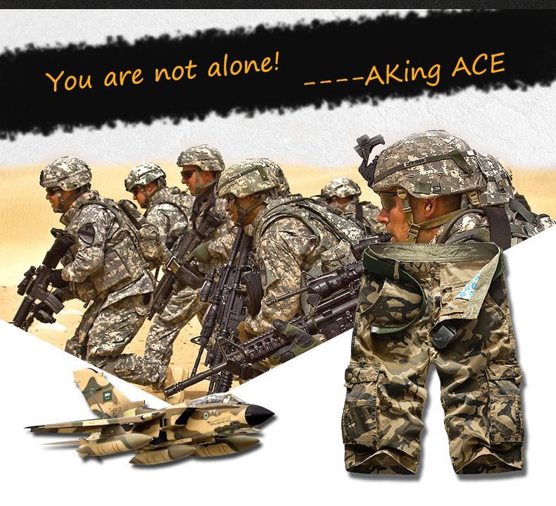 VP77 Camo Cargo Shorts - Image 14