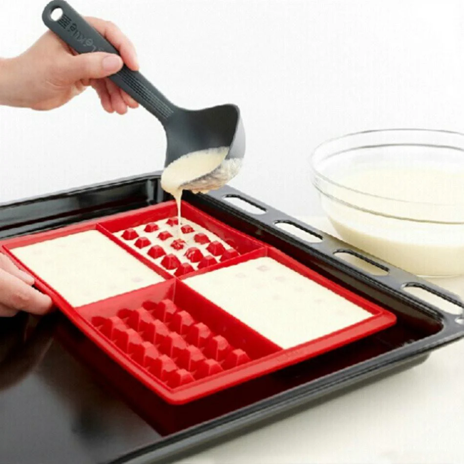 Waffles/ Cake/ Chocolate Silicone Baking Mould - Image 3