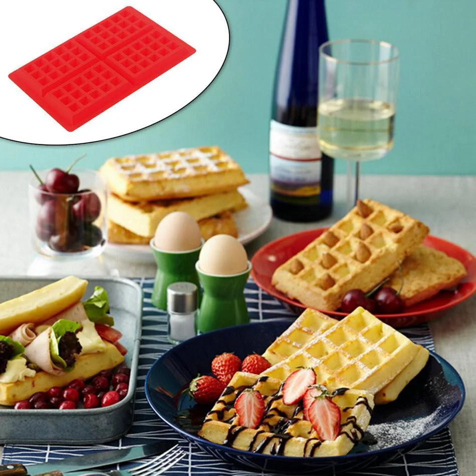 Waffles/ Cake/ Chocolate Silicone Baking Mould - Image 4