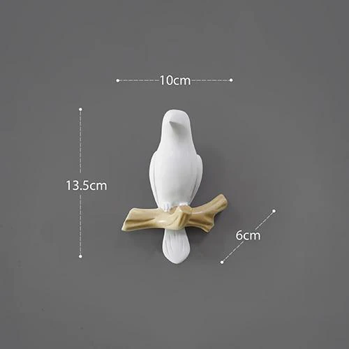 Elegant Bird Hanger Wall Decoration - Image 12