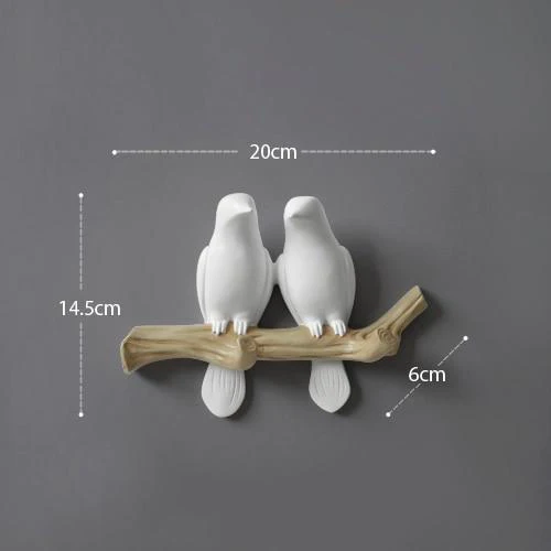 Elegant Bird Hanger Wall Decoration - Image 13