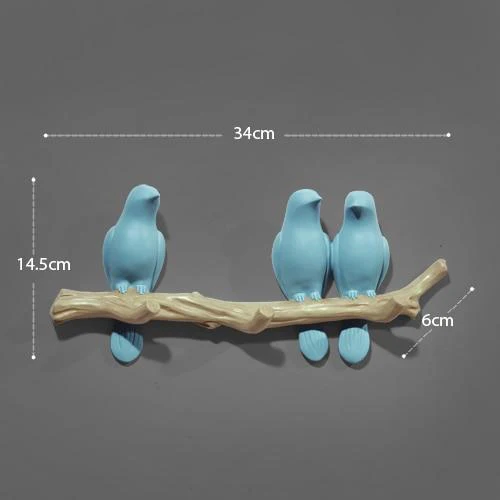 Elegant Bird Hanger Wall Decoration - Image 14