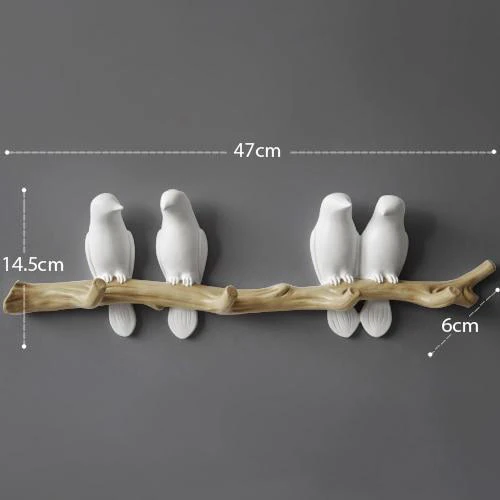 Elegant Bird Hanger Wall Decoration - Image 5