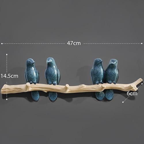Elegant Bird Hanger Wall Decoration - Image 6