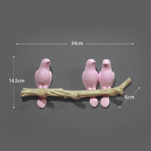 Elegant Bird Hanger Wall Decoration - Image 8