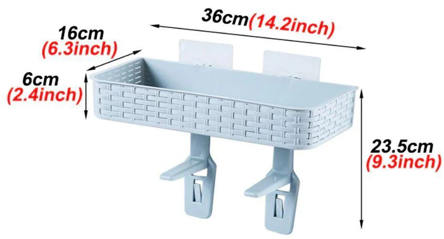 Wall-Mounted Bathroom Toiletry Organizer - Image 19