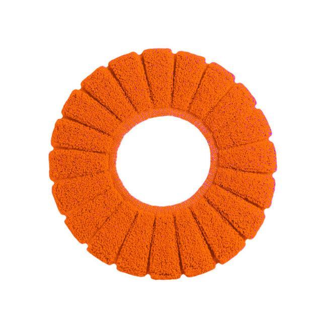 Warm & Comfortable Velvet Toilet Seat Cushion (2pcs) - Image 3