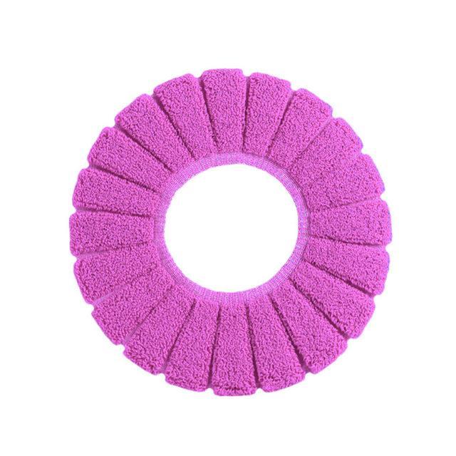 Warm & Comfortable Velvet Toilet Seat Cushion (2pcs) - Image 7