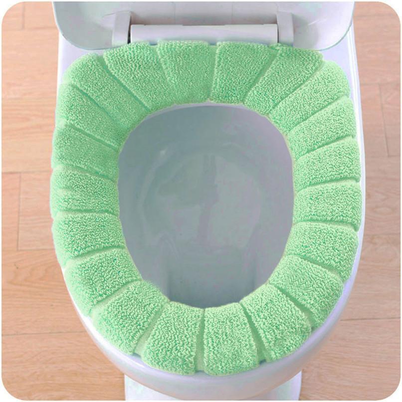 Warm & Comfortable Velvet Toilet Seat Cushion (2pcs) - Image 8