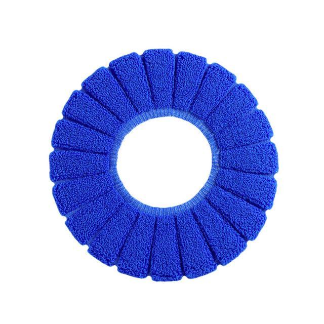 Warm & Comfortable Velvet Toilet Seat Cushion (2pcs) - Image 9