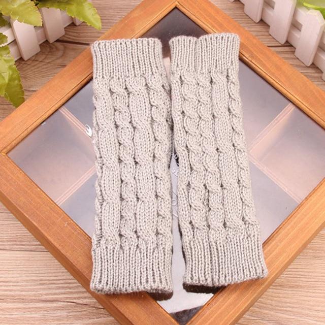 Women Warm Long And Stretchy Finger-less Gloves - Image 5