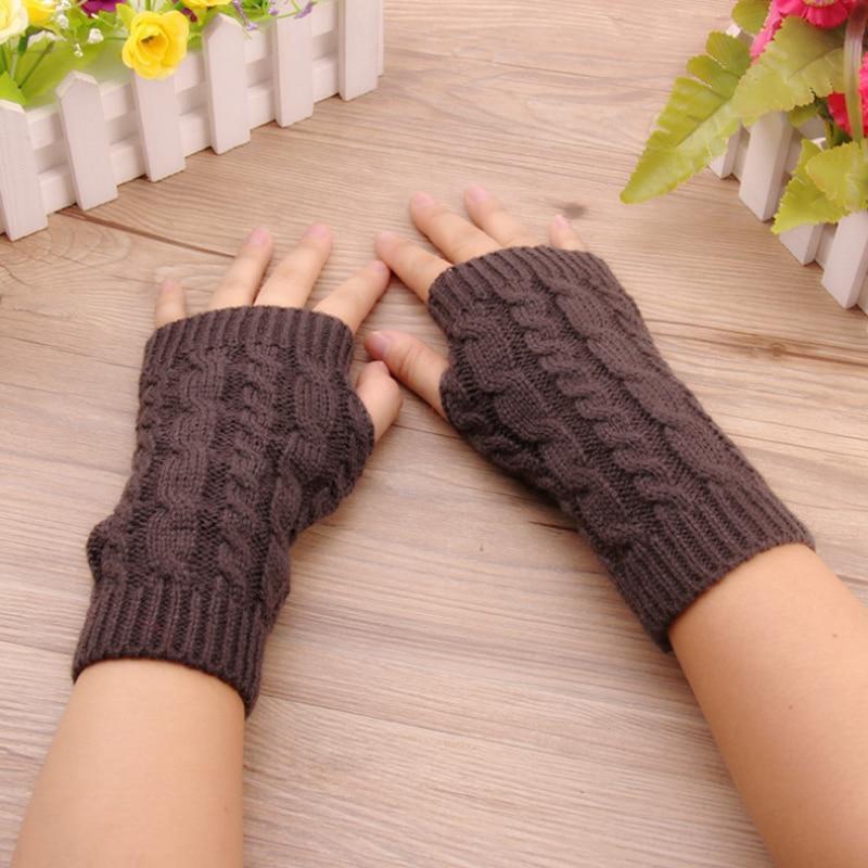 Women Warm Long And Stretchy Finger-less Gloves - Image 6