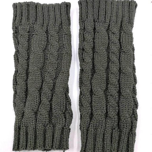 Women Warm Long And Stretchy Finger-less Gloves - Image 8