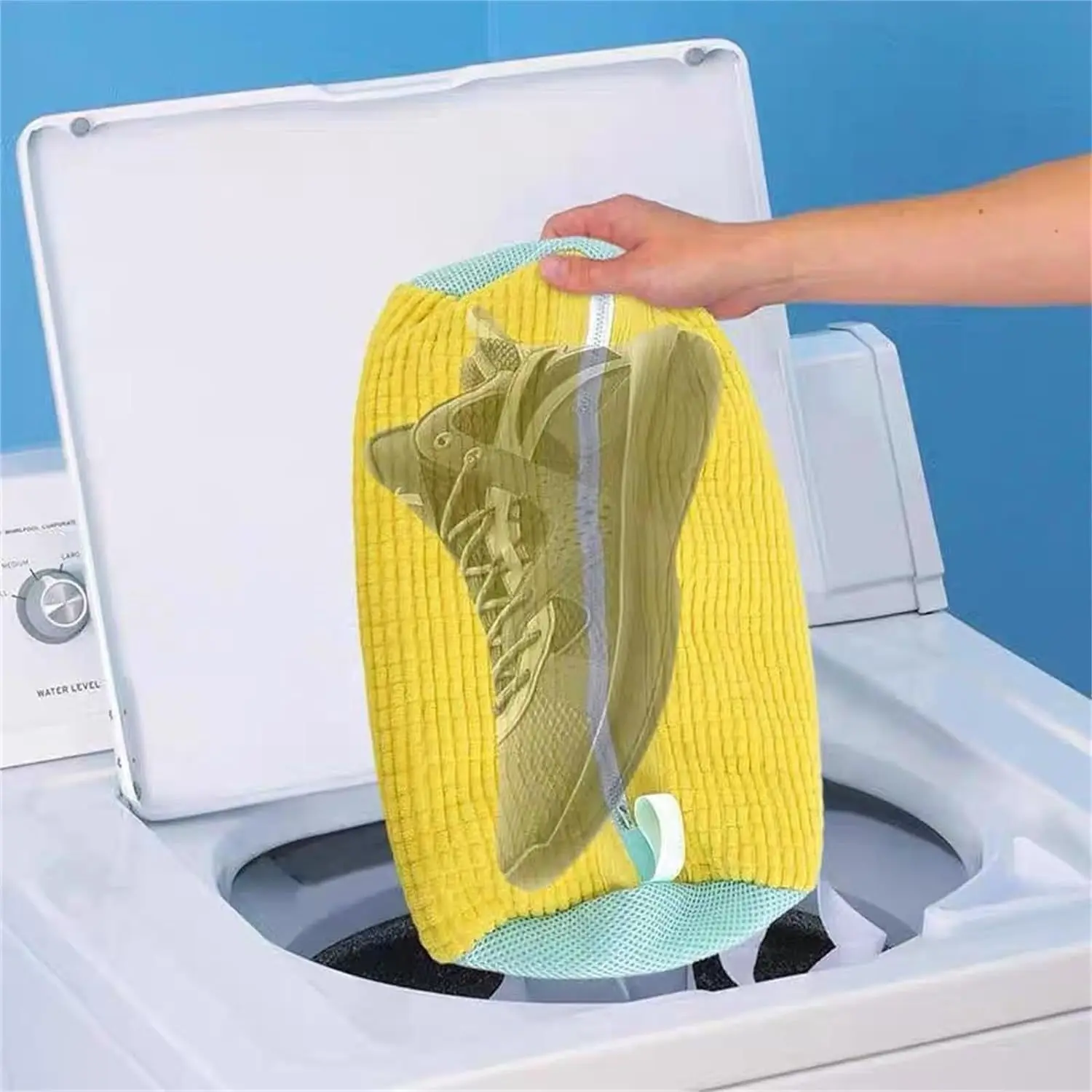 Fluffy & Padded Machine Friendly Laundry Shoes Protector - Image 3