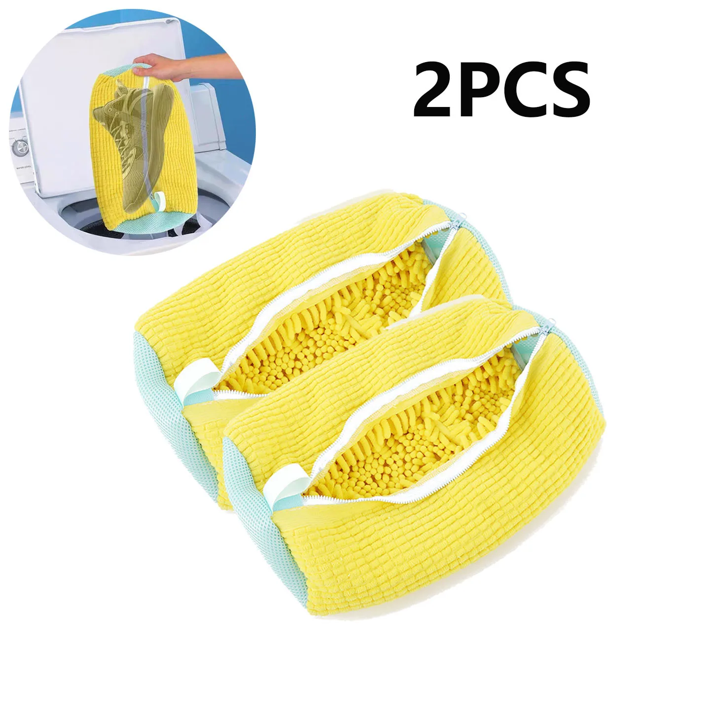 Fluffy & Padded Machine Friendly Laundry Shoes Protector - Image 8