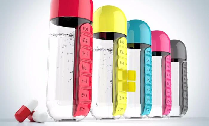 Water Bottle & Pill Box Organizer - Image 9