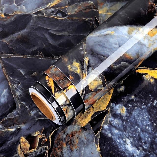 Self Adhesive Waterproof  Marble Wallpaper - Image 14