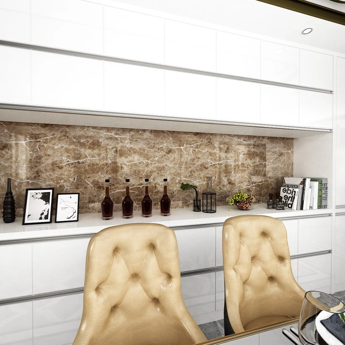 Self Adhesive Waterproof  Marble Wallpaper - Image 22