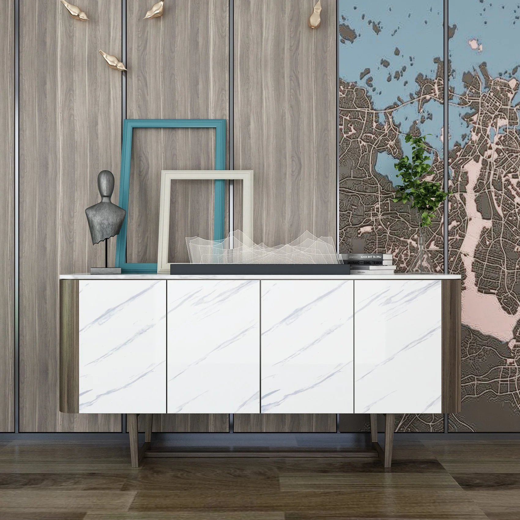Self Adhesive Waterproof  Marble Wallpaper - Image 25
