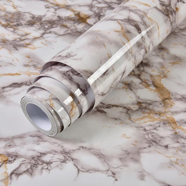 Self Adhesive Waterproof  Marble Wallpaper - Image 33