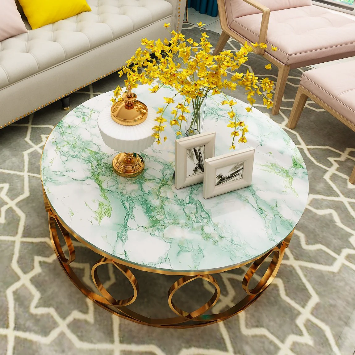 Self Adhesive Waterproof  Marble Wallpaper - Image 37