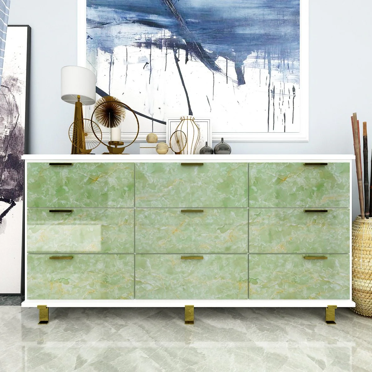 Self Adhesive Waterproof  Marble Wallpaper - Image 39