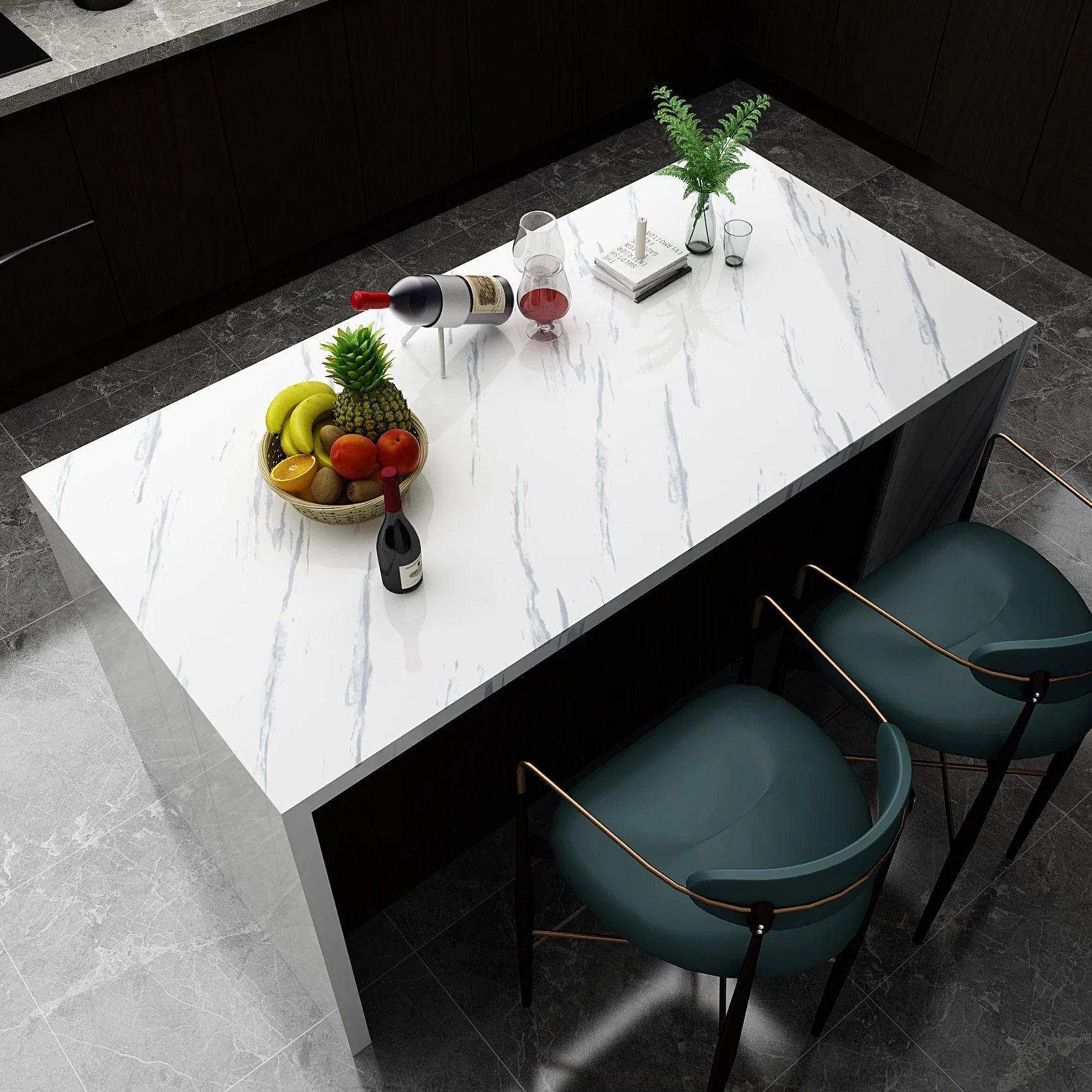 Self Adhesive Waterproof  Marble Wallpaper - Image 47