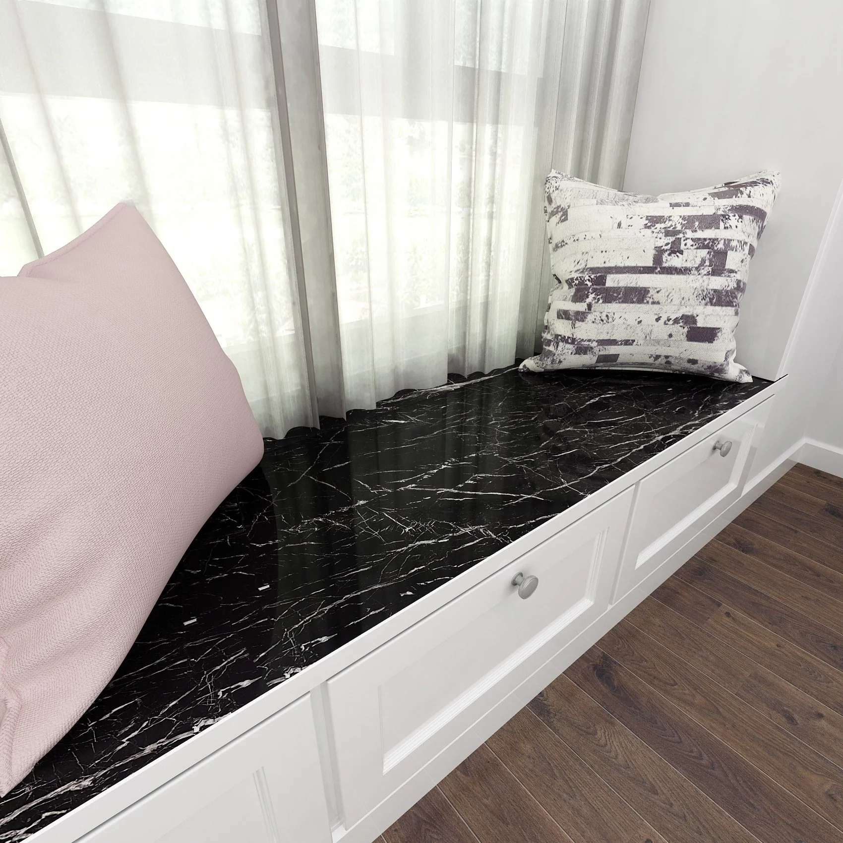 Self Adhesive Waterproof  Marble Wallpaper - Image 63