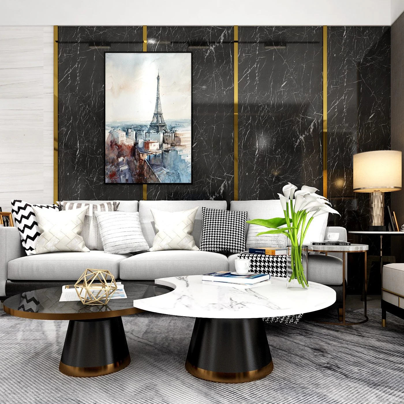 Self Adhesive Waterproof  Marble Wallpaper - Image 7