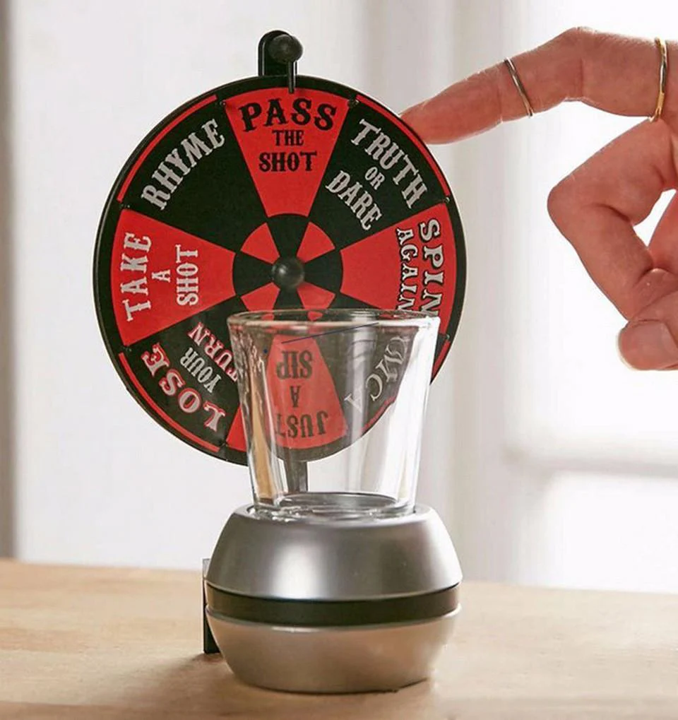Wheel of Shots Spining Glass Game - Image 2