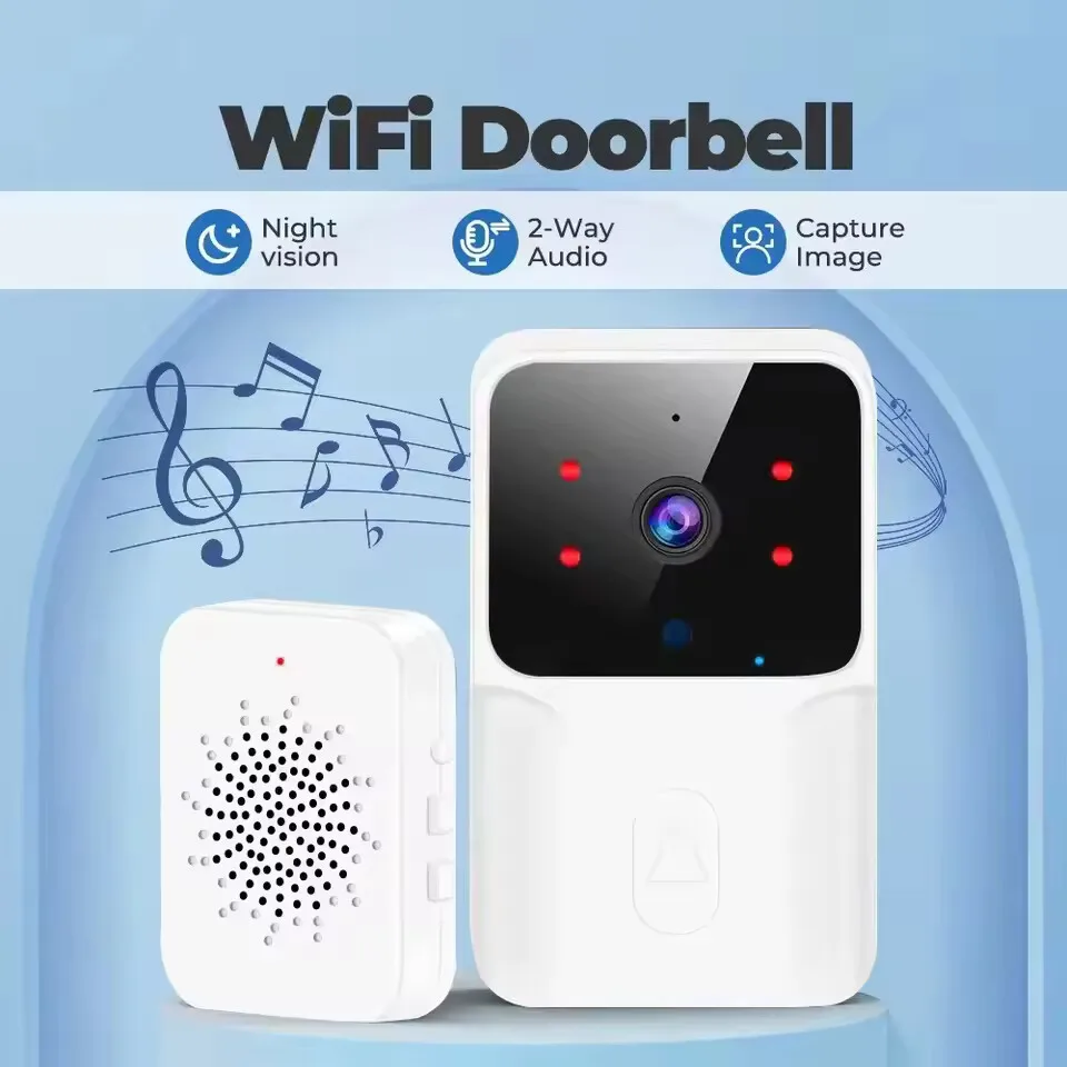 Smart WiFi Two-Way Intercom Night Vision & Motion Detection Video Wireless Doorbell - Image 22