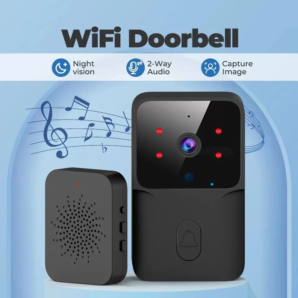 Smart WiFi Two-Way Intercom Night Vision & Motion Detection Video Wireless Doorbell - Image 23