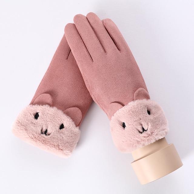 Noble™ Cashmere Touch Screen Gloves with Double Thick Plush - Image 11