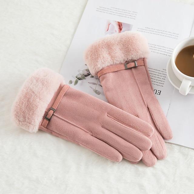 Noble™ Cashmere Touch Screen Gloves with Double Thick Plush - Image 12