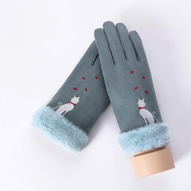 Noble™ Cashmere Touch Screen Gloves with Double Thick Plush - Image 15