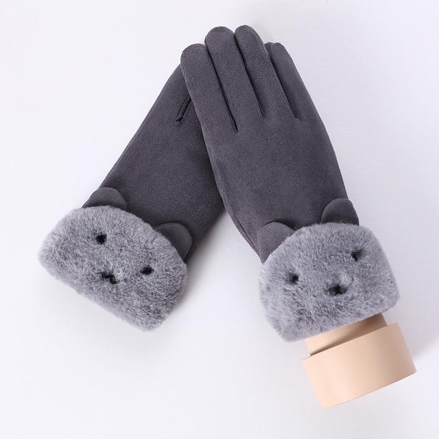Noble™ Cashmere Touch Screen Gloves with Double Thick Plush - Image 2